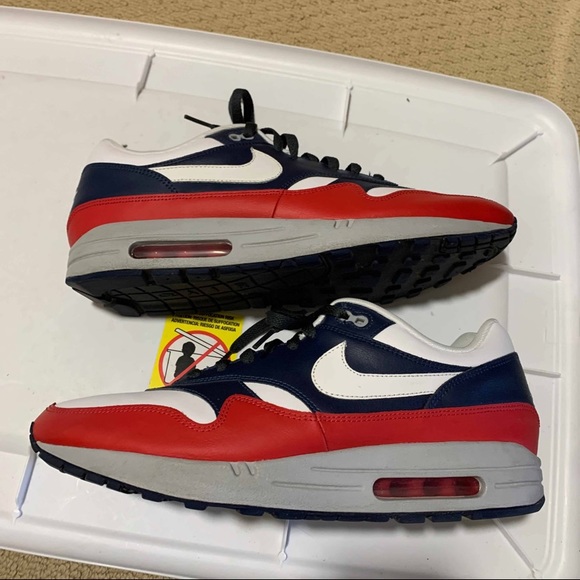 Nike Other - Nike Air Max 1 Nike Id “NWA” Blue Red White